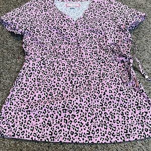 Xsmall Koi scrub top